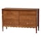 Baxton Studio Hoffman Scalloped Bedroom Set with Chest, Walnut Brown, King 272-14820-14821-14822-14824-ZORO - alternate 5