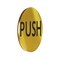 Brixwell Round Push Indicator Polished Brass Finish Push Polished Brass RPU2PB - alternate 7