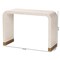 Bali & Pari Carlyn Coastal Beige and White Mother of Pearl Capiz Shell Console Table 252-13988-ZORO - alternate 6