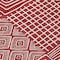Homeroots 3' X 5' Red And Ivory Geometric Washable Indoor Outdoor Area Rug 600738 - alternate 9