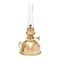 Kings County Tools Oil Lamp 9 in Tall Lamp with Antique-Style Brass Body & Glass Chimney Decorative Kerosene Lantern GW78A05-01 - alternate 1