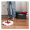 O-Cedar EZWring Spin Mop System, White Microfiber Head, Up to 51in Adjustable Red/Gray Handle 148473EA - alternate 8