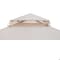 Sunjoy 8 ft x 8 ft Patio Gazebo, Modern 2-Tier Steel Frame Soft Top Gazebo with Netting - Grey & Khaki A101003610 - alternate 8