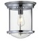Jonathan Y Savannah 10.25" Metal/Glass LED Flush Mount, Chrome JYL7440C - alternate 1
