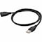 Add-On AddOn 5ft USB 2.0 (A) Male to Female Black Cable USBEXTAA5MF - alternate 1