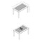 Alaterre Furniture Okemo Outdoor Small Coffee Patio Table Slatted Tabletop Weather-Resistant Outdoor Furniture ANOK013ANO - alternate 7
