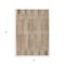 Homeroots 3' X 5' Terra Cotta And Beige Striped Washable Indoor Outdoor Area Rug 631575 - alternate 8