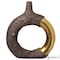 Uniquewise 13in Resin Ring Open Circle Design Vase Decorative Centerpiece with Artistic Style, Large QI004842.L - alternate 1