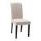 Homeroots Set of Two Beige And Black Upholstered Polyester Dining Parsons Chairs 546392 - alternate 4