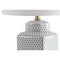 Jonathan Y Cleo 21.5" Ceramic/Metal Ginger Jar LED Table Lamp, White/Navy JYL3043A - alternate 6