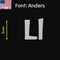 Aacc Self-Adhesive Vinyl Letter: L, Scale: 17 in. Color: Silver Font: Anders by, 12PK AACC-Anders-UL-Silver-I17x12 - alternate 1