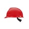 Msa Safety V-Gard Slotted Cap, HDPE, Fas-Trac III Suspension, Type I, Class E, Red (standard) 475363 - alternate 6