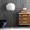Jonathan Y Stork 52" Feather Metal LED Floor Lamp, White/Gold JYL9052A - alternate 7