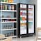 Koolmore 47 in. Commercial 2 Fully Glass Door Merchandiser Refrigerator, 30 Cu. Ft., ETL Listed in Black KM-MDR-2FGD - alternate 7