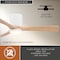Vaxcel Maplewood, 52 in, White Flush Mount Ceiling Fan, Maple Blades, LED, Remote, DC F0137 - alternate 8
