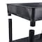 Luxor Utility Cart with Deep Lipped Plastic Shelves, 300 lb Load Capacity, 3 Shelves, 24 in L, 18 in W STC111-B - alternate 11