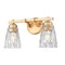 Z-Lite Andree Modern Gold 2 Light Vanity 1960-2V-MGLD - alternate 1
