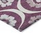Homeroots 3' X 5' Eggplant Ivory And Gray Medallion Washable Indoor Outdoor Area Rug 589602 - alternate 8