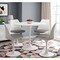Homeroots 42" White Fiberglass And Metal Dining Table 520860 - alternate 8