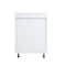 Cambridge Radiance 24 in. W x 21 in. D x 34.50 in. H Ready to Assemble Slab Bath Cabinet in White Gloss SA-VSB24-WG-KIT - alternate 12