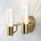 Jonathan Y Bolha 10.75" 2-Light Minimalist Modern Bubble Acrylic/Iron Integrated LED Vanity Light, Brass Gold JYL7223B - alternate 12