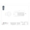 Zoro Select Hex Drive Threaded Insert, 1/4"-20 Int Thrd Sz, 25/32 in L, 29/64 in Dia., Zinc Alloy, Plain, PK1000 801420-20-PK1000 - alternate 3