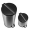 Happimess Oscar Round 8-Gallon Step-Open Trash Can with FREE Mini Trash Can, Platinum Silver HPM1003B - alternate 8