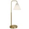 Homeroots 27" Brass Metal Arched Table Lamp With White Cone Shade 524457 - alternate 7
