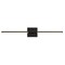 Jonathan Y McKenna 28" Modern Minimalist Adjustable Dimmable Integrated LED Metal Wall Sconce, Black JYL7041C - alternate 13