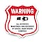 Signmission Video Surveillance Shield Sign Warning A, 6 inch X 6 inch, Plastic Sign, 2PK SHI-P-2PACK-6-474 - alternate 1