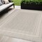 Homeroots 5' X 7' Gray Geometric Indoor Outdoor Area Rug 572770 - alternate 9