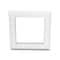 Everflow Icemaker Outlet Box Square Faceplate Replacement; White ABS SB100-1 - alternate 4