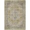 Homeroots 3' X 5' Wheat Terra Cotta And Black Oriental Washable Indoor Outdoor Area Rug 603797 - alternate 8