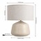 Jonathan Y Mikel 17.25" Organic Modern Tapered Sculptural Textured Ceramic-Look Resin LED Table Lamp, Crea, 2PK JYL5610A-SET2 - alternate 5