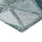 Homeroots 8' Teal Blue Aqua And Gray Round Geometric Washable Indoor Outdoor Area Rug 583054 - alternate 8