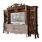 Homeroots 19in Brown Wood Cabinet Enclosed Storage Entertainment Center 348658 - alternate 1