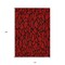 Homeroots 10' X 14' Red And Black Geometric Washable Indoor Outdoor Area Rug 599243 - alternate 7