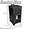 Comfort Glow Freestanding Pellet Stove, 48,000 BTU's CGPS2100 - alternate 5