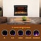 Edendirect 42 in. 5120BTU Wall Mount Electric Fireplace, 750W/1500W, Heat 400 sq. ft, Blower Heat, Remote ZR-TS42ZS - alternate 8
