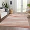 Homeroots 5' X 8' Salmon And Pink Abstract Washable Indoor Outdoor Area Rug 603708 - alternate 8