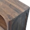 Homeroots 22" Brown Solid Wood Two Drawer Nightstand 701739 - alternate 5