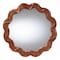 Bali & Pari Bahati Round Wall Mirror with Sculpted Wavy Frame 270-14653-ZORO - alternate 1