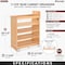 Rev-A-Shelf Maple Wood; Steel, Natural Maple, 11.75 in W, 25.5 in H, 21.63 in D 448-BCSC-11C - alternate 7