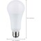 Satco 50/100/150W Equivalent Selectable 5000K CCT A21 LED 3-Way Bulb S11518 - alternate 2