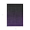 Homeroots 3' X 5' Eggplant Purple And Charcoal Abstract Washable Indoor Outdoor Area Rug 588936 - alternate 5