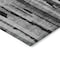 Homeroots 8' X 10' Gray And Black Striped Washable Indoor Outdoor Area Rug 603224 - alternate 7