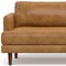 Homeroots 90" Sienna Leather Sofa With Brown Legs 640970 - alternate 6