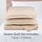 Lavish Home 3-Piece Queen Quilt Set Bedspread & 2 Pillow Shams with Embossed Diamond Pattern Lightweight Set 66-001-QN - alternate 5