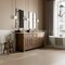 James Martin Vanities Brookfield 72 in. Double Vanity, Pecan w/ 3 CM White Zeus Silestone Top 547-V72-PCN-3WZ - alternate 6
