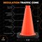 Xpose Safety Traffic Safety Cone, 12 in, PVC Plastic, No Collar, Orange, Half Pallet, PK440 OTC12-HP440-X - alternate 3